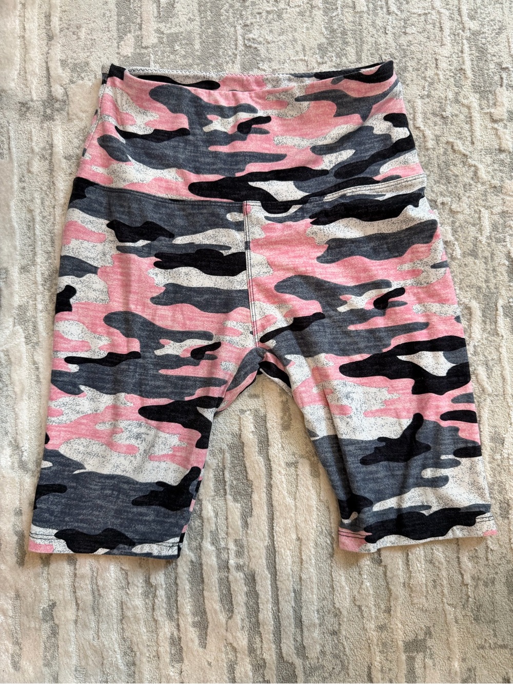 New Suzette collection pink Camo Stretch Bike Shorts